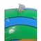 Swim Central 24" Inflatable Orange & Blue Snail Swimming Pool Tube Ring Float